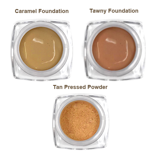 Foundation Sample Kit: Dark Tan & Yellow Tones