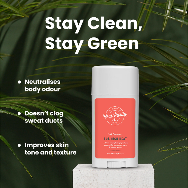 Buy Real Purity's High Heat - Certified Organic Stick Deodorant