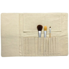 Makeup Brush Kit (Roll-up Bag and 5 Brushes)