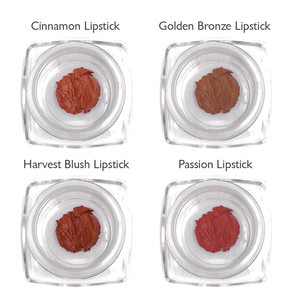 Lipstick Sample Kit: Rusty Brown Tones