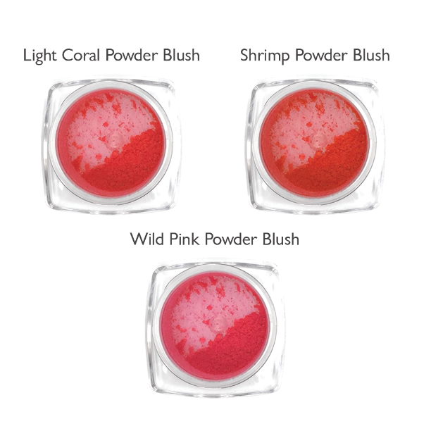 Powder Blush Sample Kit: Bold Tones